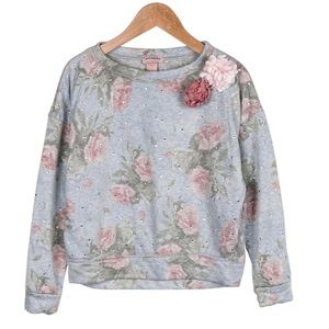 Monnalisa Girls embellish knit sweater size 10